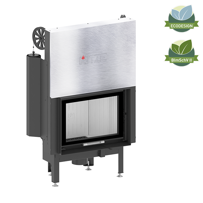 Piecyk na pellet  do domów pasywnych Dame Air Tight  6kW HITZE ALBERO AL9GH kominek fireplace DECOR 2 - Piecyk na pellet  do domów pasywnych Dame Air Tight  6kW